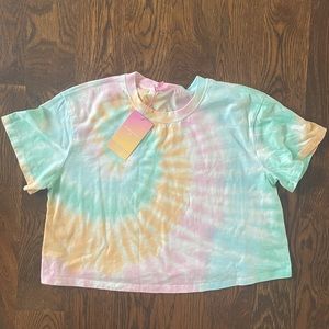 Stoney Clover Lane x Target tie-dye cropped t-shirt